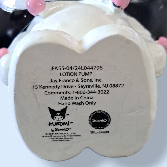 Hello Kitty HugMees 10” Kuromi Plush and Ceramic Dispenser NWT - Picture 7 of 11